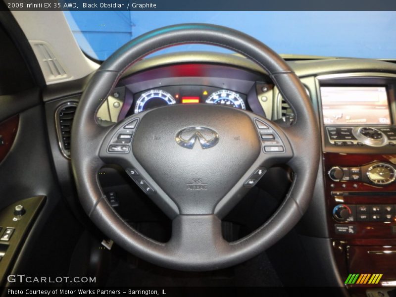 Black Obsidian / Graphite 2008 Infiniti EX 35 AWD
