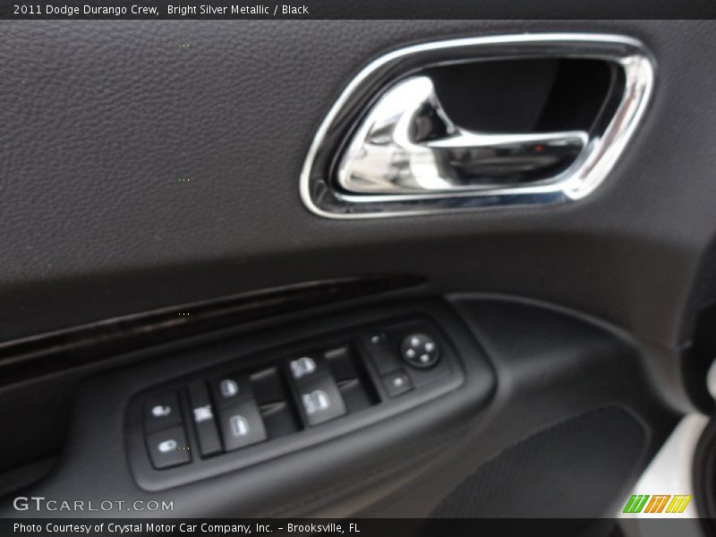 Bright Silver Metallic / Black 2011 Dodge Durango Crew