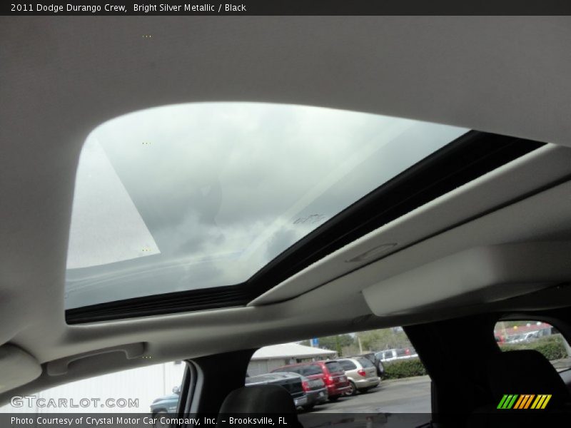 Bright Silver Metallic / Black 2011 Dodge Durango Crew