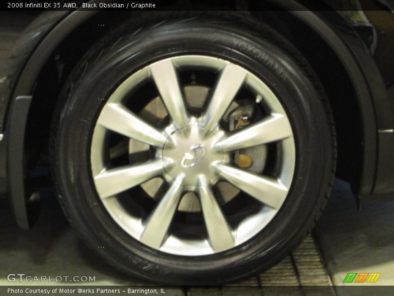 Black Obsidian / Graphite 2008 Infiniti EX 35 AWD
