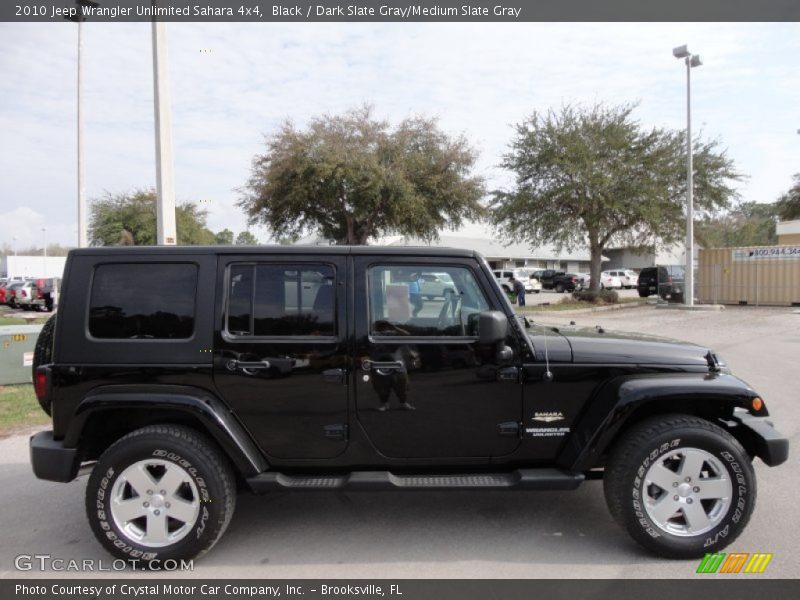 Black / Dark Slate Gray/Medium Slate Gray 2010 Jeep Wrangler Unlimited Sahara 4x4