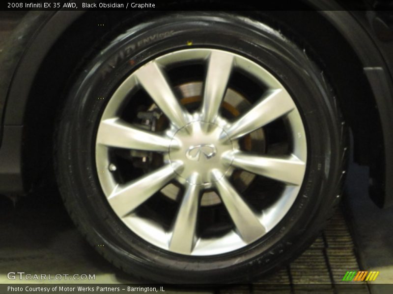Black Obsidian / Graphite 2008 Infiniti EX 35 AWD