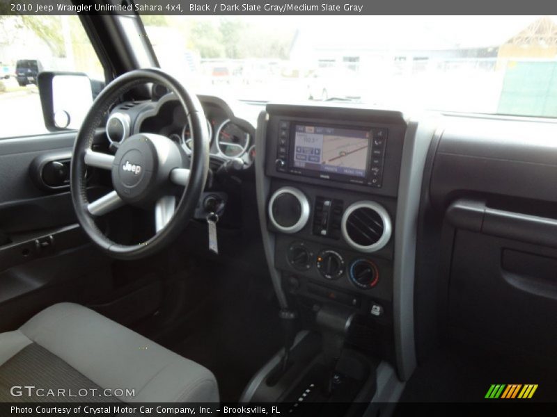 Black / Dark Slate Gray/Medium Slate Gray 2010 Jeep Wrangler Unlimited Sahara 4x4