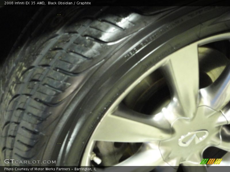 Black Obsidian / Graphite 2008 Infiniti EX 35 AWD
