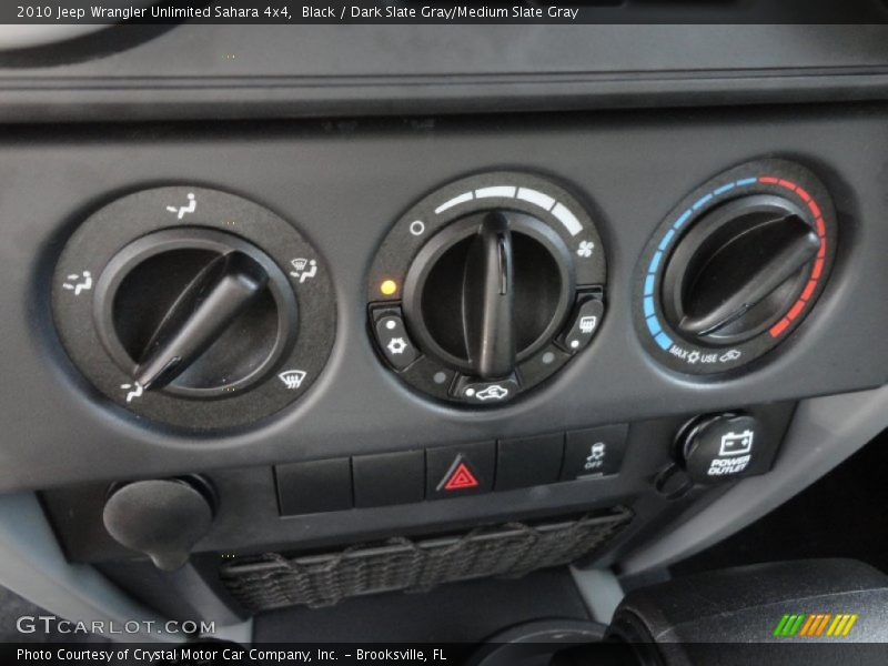 Black / Dark Slate Gray/Medium Slate Gray 2010 Jeep Wrangler Unlimited Sahara 4x4