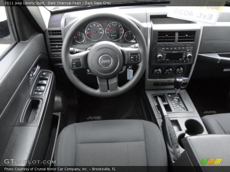 Dark Charcoal Pearl / Dark Slate Gray 2011 Jeep Liberty Sport