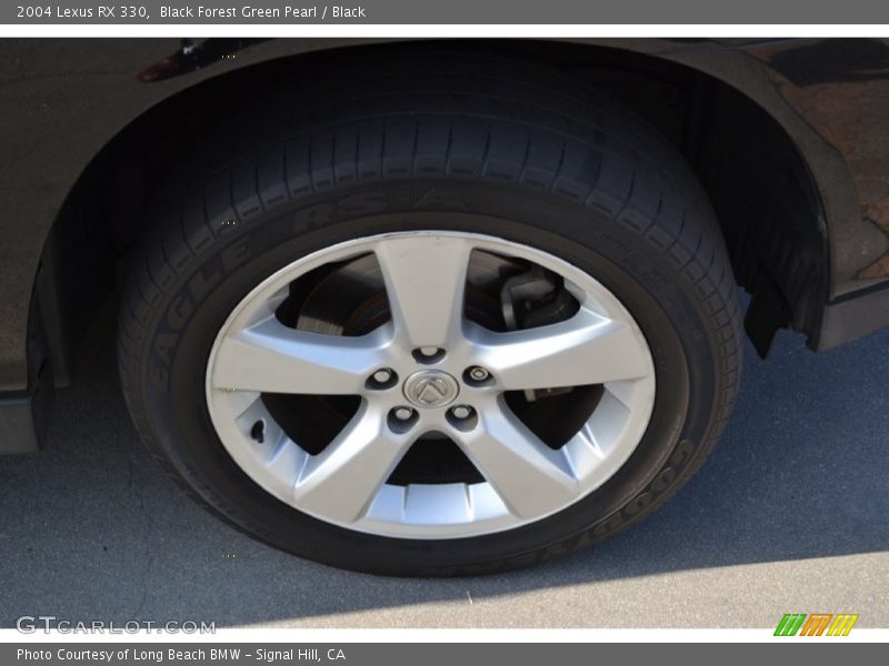 Black Forest Green Pearl / Black 2004 Lexus RX 330