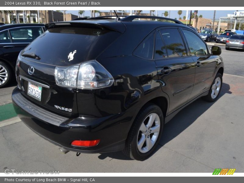 Black Forest Green Pearl / Black 2004 Lexus RX 330