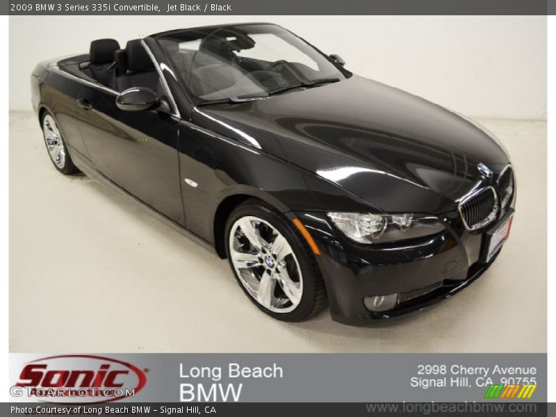 Jet Black / Black 2009 BMW 3 Series 335i Convertible
