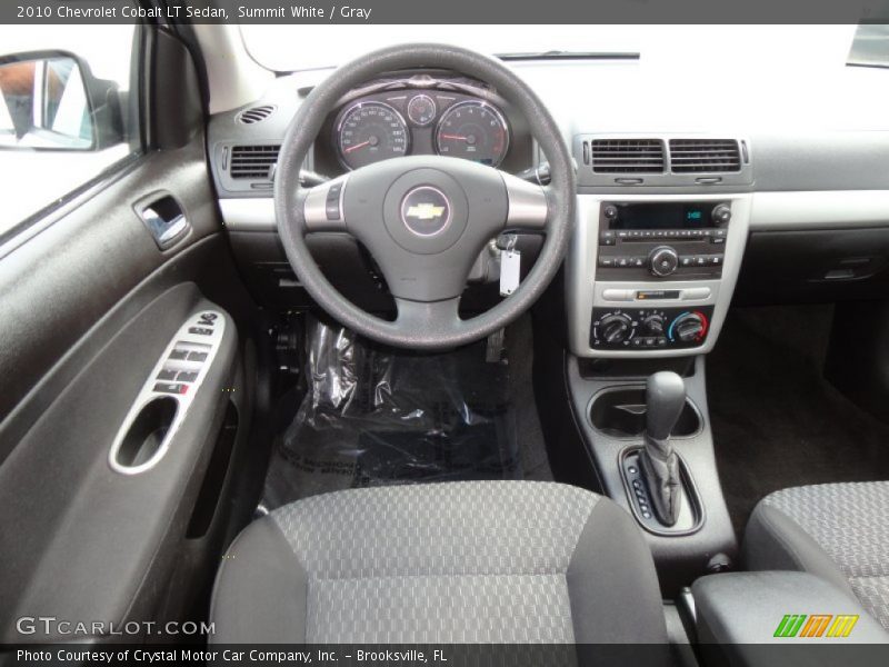 Summit White / Gray 2010 Chevrolet Cobalt LT Sedan