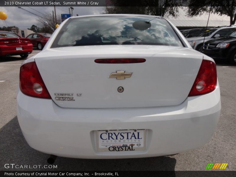 Summit White / Gray 2010 Chevrolet Cobalt LT Sedan