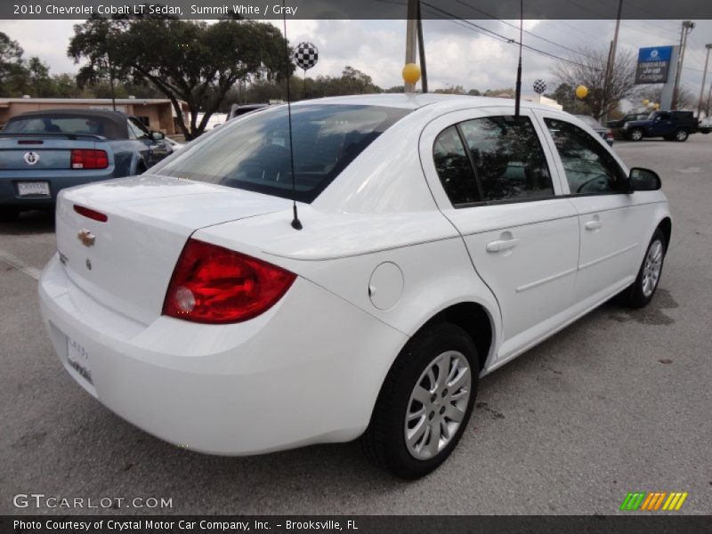 Summit White / Gray 2010 Chevrolet Cobalt LT Sedan