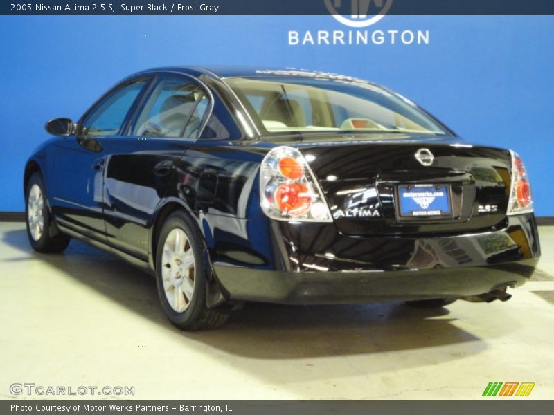 Super Black / Frost Gray 2005 Nissan Altima 2.5 S