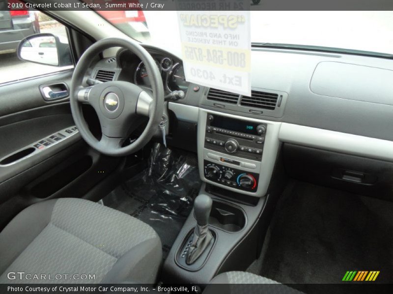 Summit White / Gray 2010 Chevrolet Cobalt LT Sedan