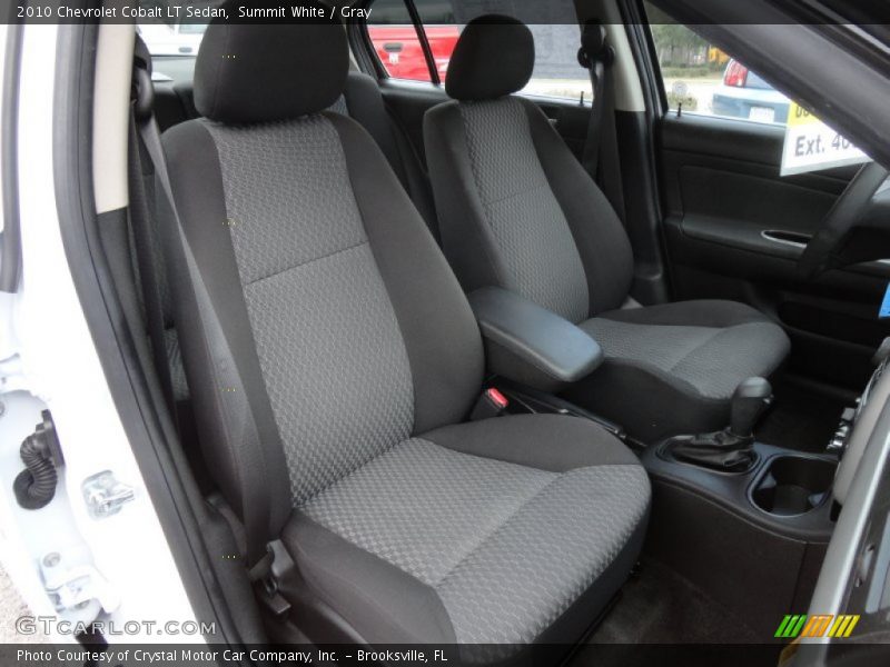 Summit White / Gray 2010 Chevrolet Cobalt LT Sedan