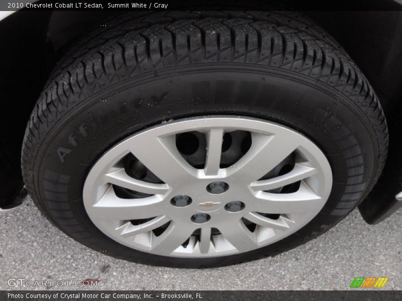 Summit White / Gray 2010 Chevrolet Cobalt LT Sedan