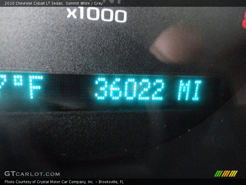 Summit White / Gray 2010 Chevrolet Cobalt LT Sedan