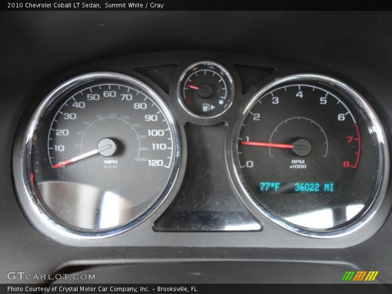 Summit White / Gray 2010 Chevrolet Cobalt LT Sedan