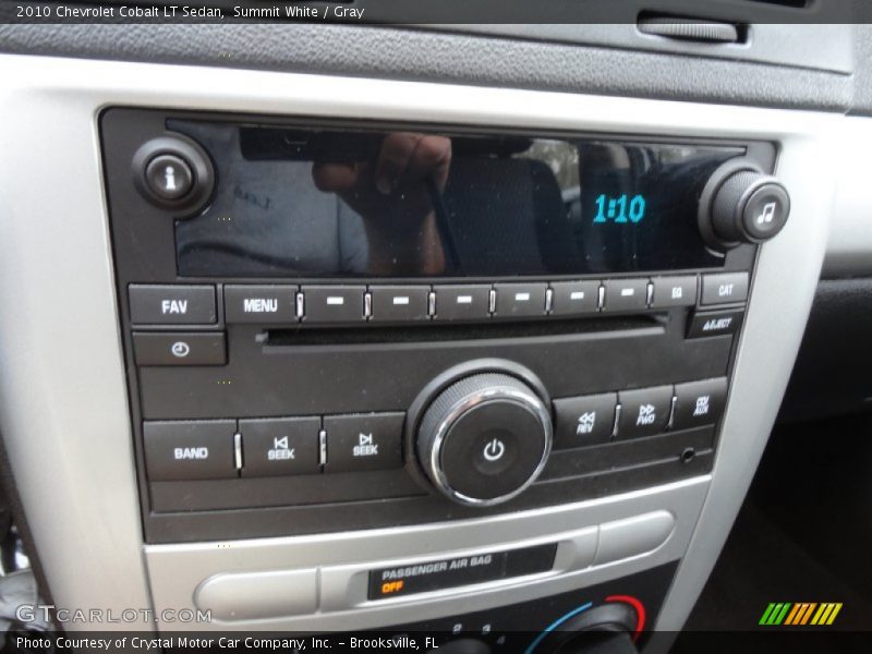 Summit White / Gray 2010 Chevrolet Cobalt LT Sedan