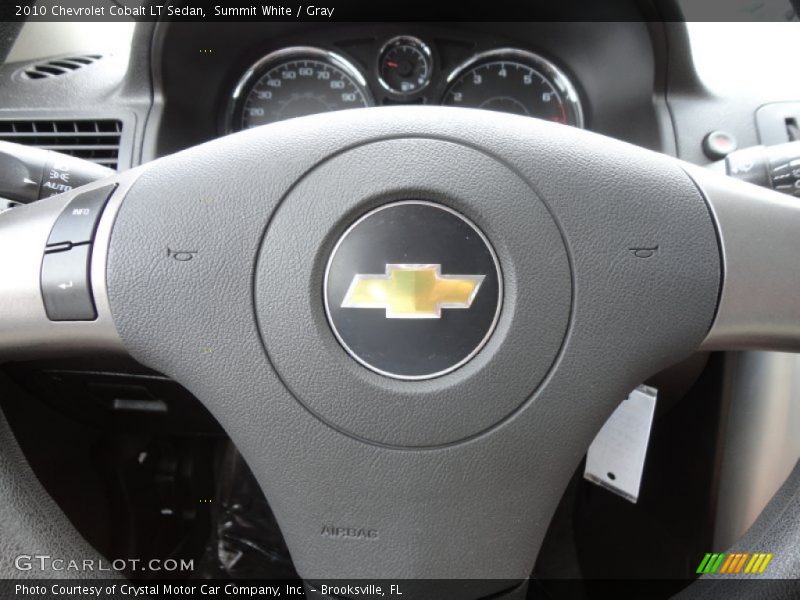 Summit White / Gray 2010 Chevrolet Cobalt LT Sedan