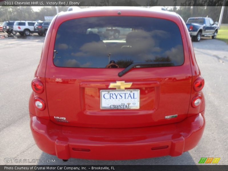 Victory Red / Ebony 2011 Chevrolet HHR LS