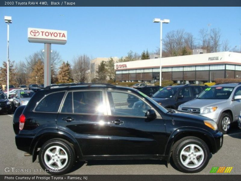 Black / Taupe 2003 Toyota RAV4 4WD