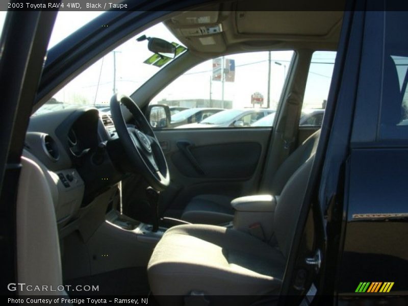 Black / Taupe 2003 Toyota RAV4 4WD