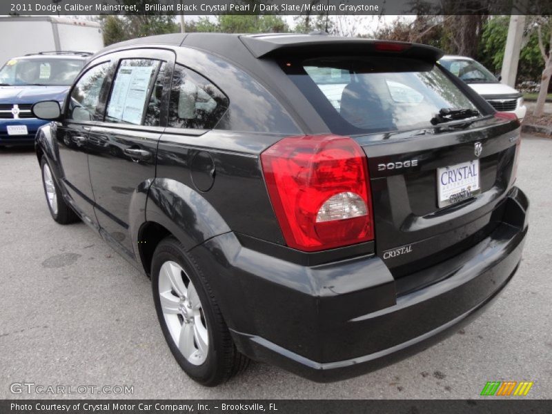 Brilliant Black Crystal Pearl / Dark Slate/Medium Graystone 2011 Dodge Caliber Mainstreet