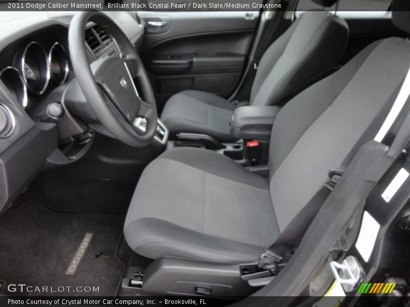 Brilliant Black Crystal Pearl / Dark Slate/Medium Graystone 2011 Dodge Caliber Mainstreet