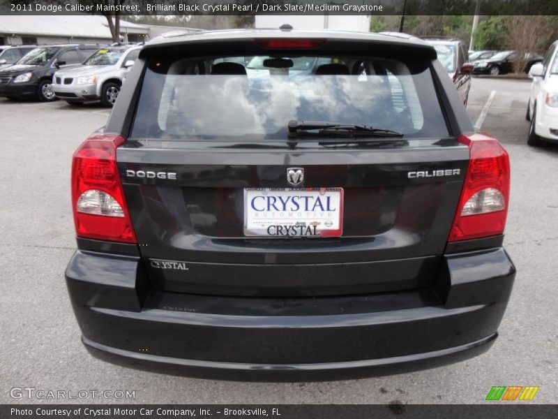 Brilliant Black Crystal Pearl / Dark Slate/Medium Graystone 2011 Dodge Caliber Mainstreet