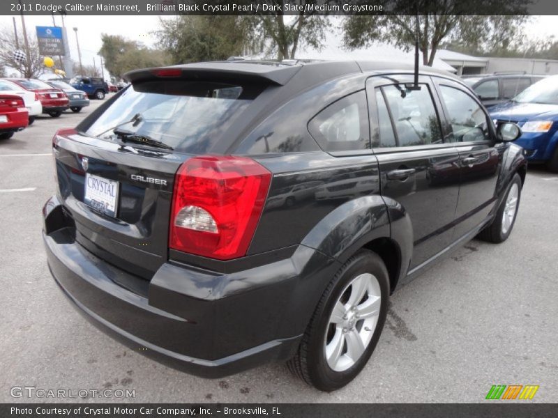 Brilliant Black Crystal Pearl / Dark Slate/Medium Graystone 2011 Dodge Caliber Mainstreet