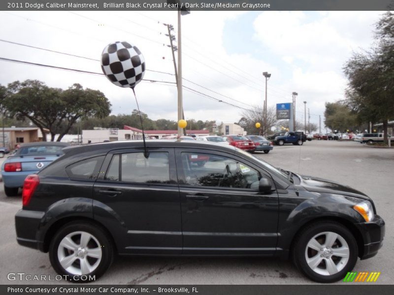 Brilliant Black Crystal Pearl / Dark Slate/Medium Graystone 2011 Dodge Caliber Mainstreet