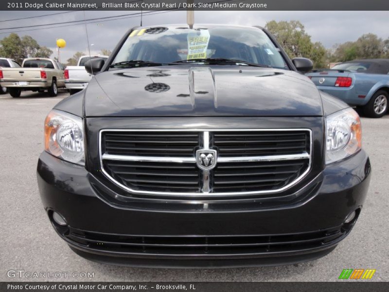 Brilliant Black Crystal Pearl / Dark Slate/Medium Graystone 2011 Dodge Caliber Mainstreet