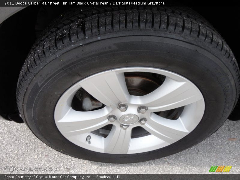 Brilliant Black Crystal Pearl / Dark Slate/Medium Graystone 2011 Dodge Caliber Mainstreet