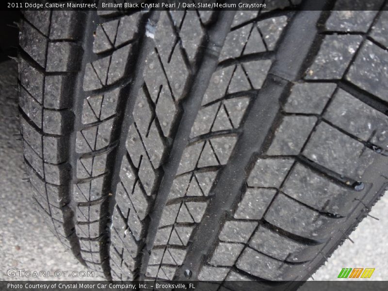 Brilliant Black Crystal Pearl / Dark Slate/Medium Graystone 2011 Dodge Caliber Mainstreet