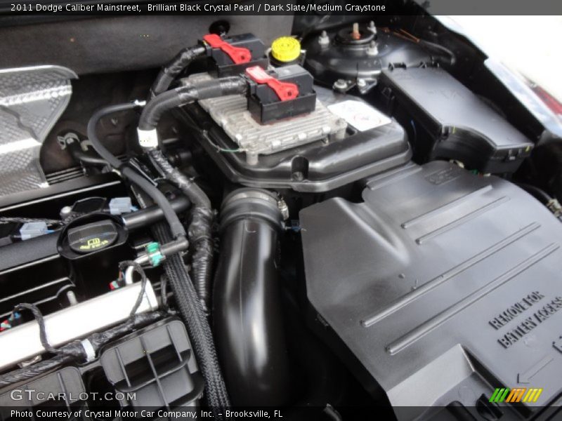 Brilliant Black Crystal Pearl / Dark Slate/Medium Graystone 2011 Dodge Caliber Mainstreet
