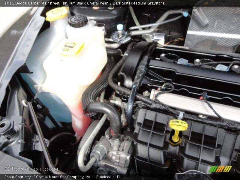 Brilliant Black Crystal Pearl / Dark Slate/Medium Graystone 2011 Dodge Caliber Mainstreet
