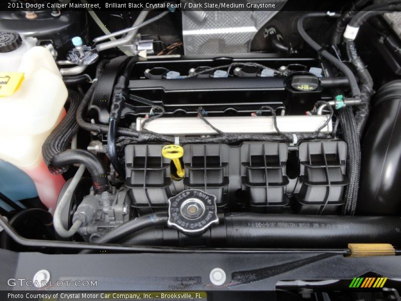 Brilliant Black Crystal Pearl / Dark Slate/Medium Graystone 2011 Dodge Caliber Mainstreet
