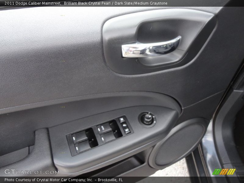 Brilliant Black Crystal Pearl / Dark Slate/Medium Graystone 2011 Dodge Caliber Mainstreet