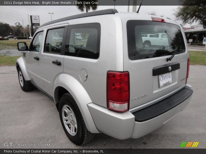 Bright Silver Metallic / Dark Slate Gray 2011 Dodge Nitro Heat