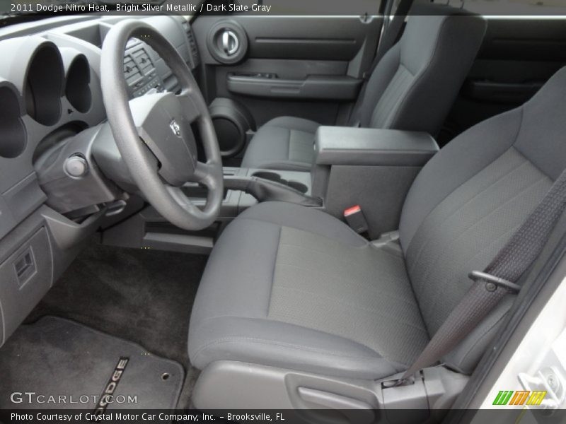 Bright Silver Metallic / Dark Slate Gray 2011 Dodge Nitro Heat