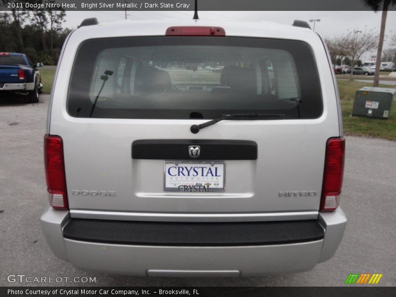 Bright Silver Metallic / Dark Slate Gray 2011 Dodge Nitro Heat