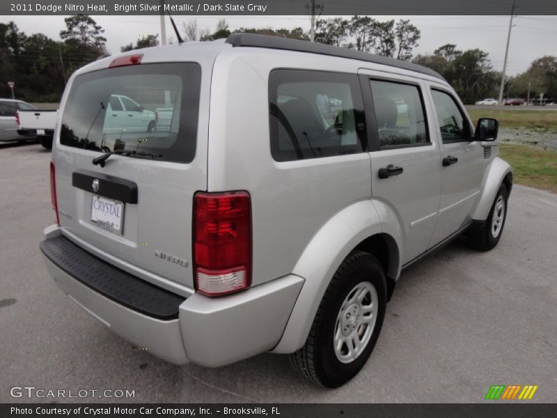 Bright Silver Metallic / Dark Slate Gray 2011 Dodge Nitro Heat