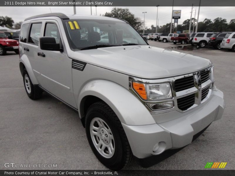 Bright Silver Metallic / Dark Slate Gray 2011 Dodge Nitro Heat