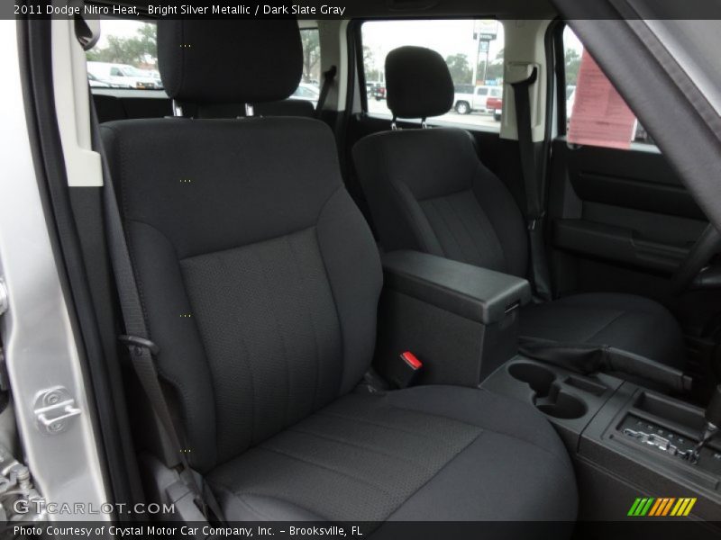 Bright Silver Metallic / Dark Slate Gray 2011 Dodge Nitro Heat