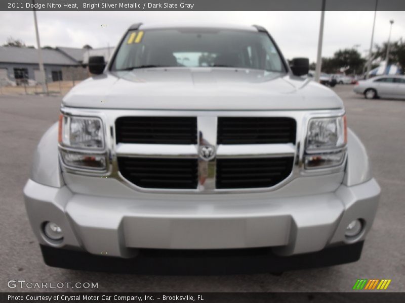 Bright Silver Metallic / Dark Slate Gray 2011 Dodge Nitro Heat