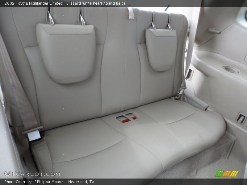 Blizzard White Pearl / Sand Beige 2009 Toyota Highlander Limited