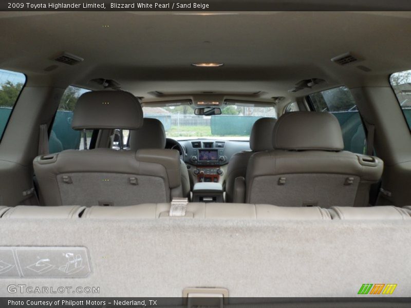 Blizzard White Pearl / Sand Beige 2009 Toyota Highlander Limited