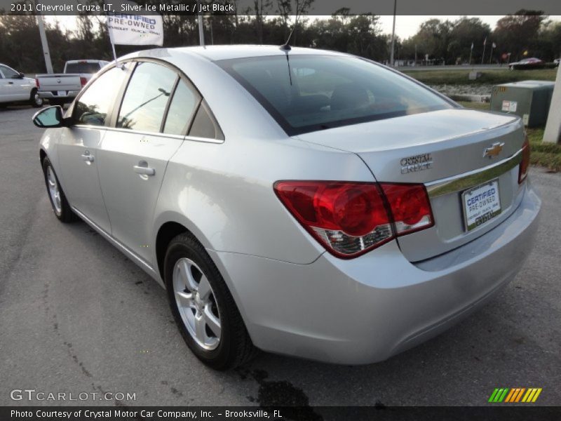 Silver Ice Metallic / Jet Black 2011 Chevrolet Cruze LT