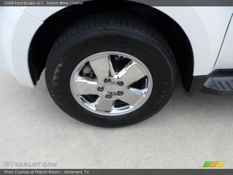 Oxford White / Camel 2008 Ford Escape XLT